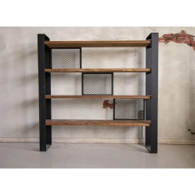 Resim Deryawood Masif Ahşap Kitaplık30X120 