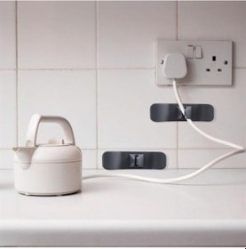 Resim Büro Ev Düzeni İçin 6parça Yapışkanlı Ev Aletleri Kablo Topralayıcısı Seti 