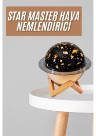 Resim Bfs Hava Nemlendirici Led Işıklı Gece Lambası Yıldız Görünümlü Renk Değiştiren 