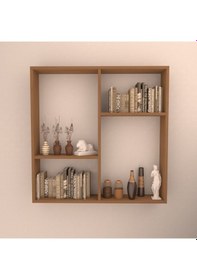 Resim Rafkestir Bologna 1 Duvar Rafı Bambu ( Mat ) 