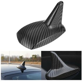 Resim Karbon Fiber Desenli Oto Anten Süs Köpekbalığı Shark Araba Araç Dekoratif Süs Anteni Üniversal Ps-218 
