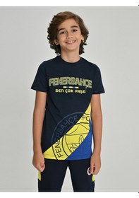 Resim Fenerbahçe S.k. 25/26 Sezon Tribün Tişört Sen Çok Yaşa Tribün Forması Lacivert 