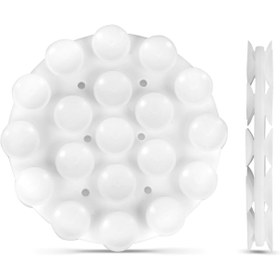 Resim Genel Markalar Çift Taraflı Vakumlu Telefon Tutucu, Yuvarlak Silikon Vakumlu Çok İşlevli Mobil Cihazlar için Vantuz 