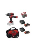 Resim Einhell TP-CD 18/60 Li-ı Bl Solo Darbeli Akülü Vidalama + 2x2.5AH Akü + 32 Parça Bits Uç Seti 45/29 Kumaş Çanta 