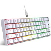 Resim Hxsj V200 Kablolu K68 Rgb Yayıncı Mini Oyun Klavyesi 19 Tuş Çatışmasız Membran Klavye Ancak Oyun/büro İçin Mekanik His 