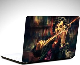 Resim Sherlock Holmes 2 Laptop Sticker 10 İnch (25X19CM) 