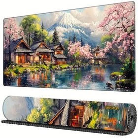 Resim 70X30 CM MANZARA TEMALI KAYDIRMAZ TABAN SPEED YÜZEY OYUNCU MOUSE PAD GAMİNG 