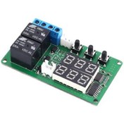 Resim 5V 2 Kanal Röle Çıkışlı Dijital Termostat - Kırmızı/Yeşil 