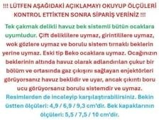 Resim Evsahome 8 Parça Arçelik Beko Uyumlu (Profilo-Bosch-Siemens Uyumsuz) Set Üstü Fırın Ocak Bek Takımı Gri-Siyah 