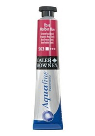 Resim Daler Rowney Aquafine Tüp Sulu Boya 8ml - 563 Rose Madder Hue 