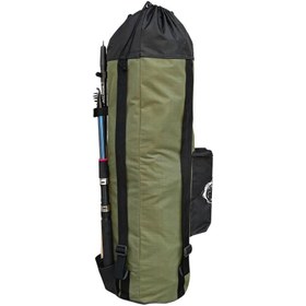 Resim Euro Fish Kamış Çantası Boru Tipi Siyah-Haki 80 cm (38004) 