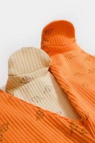 Resim BabyCosy Organik Modal Fil Baskılı 2'li Patikli Pantolon 
