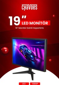 Resim Chavoes 19"inch Monitör 49 Ekran Hoparlörlü 60Hz Full HD 