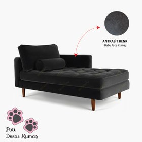 Resim Decoraev Ürgüp Antrasit Rahat Josefin Koltuk Tv Koltuğu Dinlenme Koltuğu Terapi Koltuğu Psikolog Koltuğu-Sol 