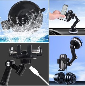 Resim By Nevser Jel Vantuzlu Cama Takılabilen Güçlü 360 Derece Dönebilen Ayarlanabilir Araç Içi Vantuzlu Telefon Tutucu B 