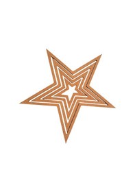 Resim 4'lü Yildiz Ham Mdf, 8mm Kalınlık, 30 Cm Kasnak, Boyanabilir Vidasız Kasnak, Makrome Halkası 