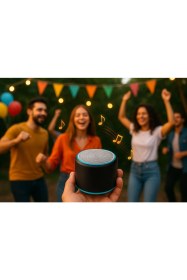 Resim Samsung Galaxy S23 Uyumlu Taşınabilir Mini Bluetooth Hoparlör - 5 Saat Dayanıklı Pil 