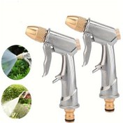 Resim Willowhaven 2 Adet Yüksek Basınç Paslanmaz Çelik Bahçe Hortumu Başlığı Pirinç Bağlantılı 