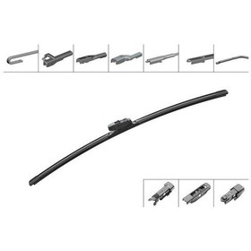 Resim Silecek Süpürgesi Muz Aeroeco Tek Ae600 600mm 4 Aparatlı Üniversal Bos3397013455 