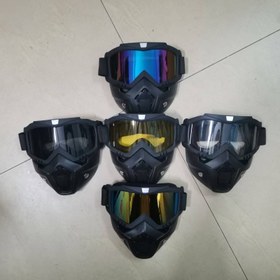 Resim 5-Renk Unisex Tam Yüz Maskesi, Tatil Performans Dekoratif Maske, 1 Paket 