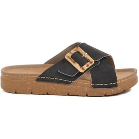 Resim Siyah Anatomik Kadın Terlik 117.001 Z Siyah 