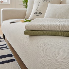 Resim Yumuşak Ahşap Desenli Kar Neal Çizilmeye Karşı Koruyucu Kanepe Kılıfı, Komik Kabarık Kaymaz Evrensel Kanepe Kılıfı, Yıkanabilir Kaymaz Evcil Hayvan Matı Kombinasyon Mobilya Koruma Kılıfı 