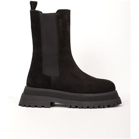 Resim Hammer Jack Kadın Bot 455 2317z Jusy Gerçek Süet Deri Siyah 