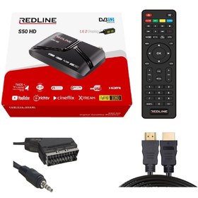 Resim Tekno61 S50 Full Hd Uydu Cihazı Ve Scart Av Kablo Tüplü Tv Uyumlu 