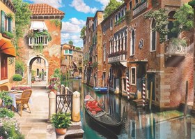 Resim 1000 Parça Puzzle Yap boz Gondol 68×48 Keskin Color Puzz 