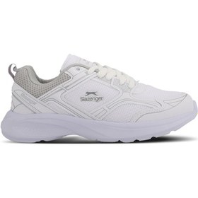 Resim Slazenger GIMA Kadın Beyaz / Gümüş Koşu & Yürüyüş Spor Ayakkabısı 