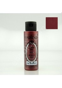 Resim Cadence Metalik Boya - 236 Bordo 70Ml 