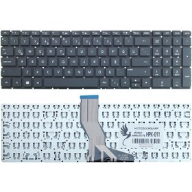 Resim HP Uyumlu 15s-eq1032nt, 15s-fq3004nt Klavye (Siyah) 