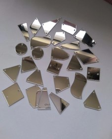 Resim YENİ HEDİYELİK DÜNYAM Kına Hediyeleri Hazırlamak Için 4cm 100 Adet Akrilik Malzeme Delikli Yapışkanlı 