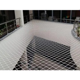 Resim Nzl File Ambalaj Güvenlik Ağı - 5 CM Gözenek - 6 MM İp - Güvenlik Filesi - İnşaat Filesi 