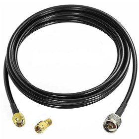 Resim Genel Markalar Rg58 Erkek N To Dişi Sma 5 Metre Düşük Kayıplı Kablo Rf Anten Sinyal Uzatma Kablosu Dijital 