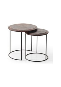 Resim Sehpa Takımı No: 789 Zigon Sehpa 2 Li Sehpa Takımı Mdf Rehome 