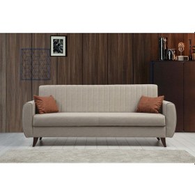 Resim Minarmobilya Alkon Üçlü Koltuk-Bej 92 