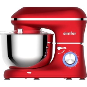 Resim Özbience 5,5l Stand Mikser 1400W Kırmızı, Güçlü ve Şık Tasarım 