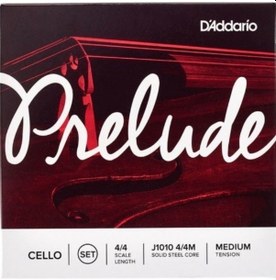 Resim Daddarıo J1010 Cello Tel Seti. Prelude. 4/4 Scale. Medıum Tensıo 