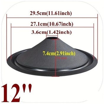 Gaojunshop01 12 Inç Siyah Mat Kauçuk Kenarlı Boynuz Kağıdı Aksesuar Seti Dayanıklı Şık Tasarım