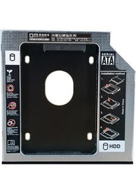 Resim DM DW127S 12.7mm SATA 3.0 2.5" inch SSD HDD Laptop Caddy Kızak Kutusu 