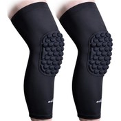 Resim Basketbol Diz Pedleri Gençlik Çocuk Yetişkin Futbol Koruyucu Yastıklı Diz Sıkıştırma Kolları Siyah Xs 