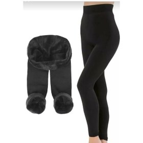 Resim Larosa Lingerie Larosa Bayan Peluş Yüksek Bel Termal Tayt 2 Adet 001 