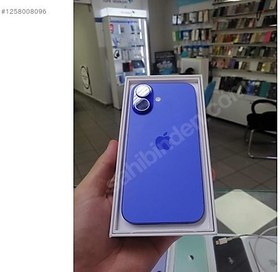 Resim Apple iPhone 16 İkinci El TR | 128 GB | Laciverttaş 