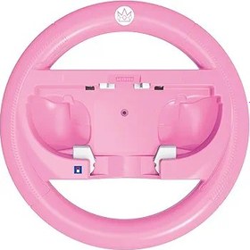 Resim HORI Mario Kart Racing Wheel Attachment for Nintendo Switch 2 (Peach) - Officially Licensed by Nintendo 