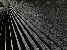 Resim Pliper Siyah - Plise Cam Balkon Perdesi Yapışkanlı 3400008 (110 x 150) 
