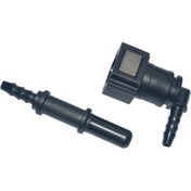 Resim Çift Dirsek Hızlı Çıkarma Erkek Dişi Yedek Parça Yakıt Hattı Hortumu 