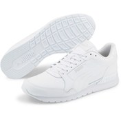 Resim Puma St Runner V3 Erkek Beyaz Spor Ayakkabı (384855-10) 