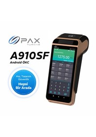 Resim Pax A910sf Android Yazar Kasa Pos - Temassız Ödeme, 4g Ve Wi-fi Destekli 