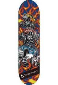 Resim T132 KARE DESEN TAHTA KAYKAY (HOT TRUCKS) 